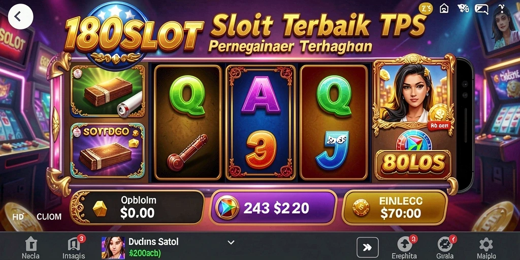 Tampilan slot 180SLOT dengan grafik menarik dan gameplay TPS yang seru.