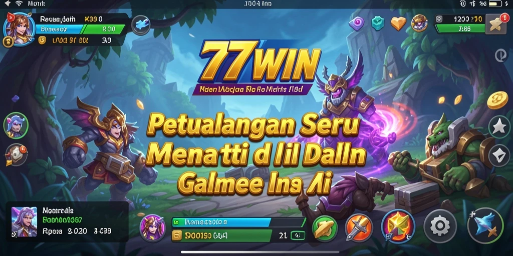 Tampilan gameplay petualangan di 777WIN yang mengasyikkan dan seru.
