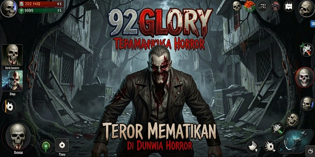 Tampilan menyeramkan dari gameplay 92GLORY yang penuh ketegangan.