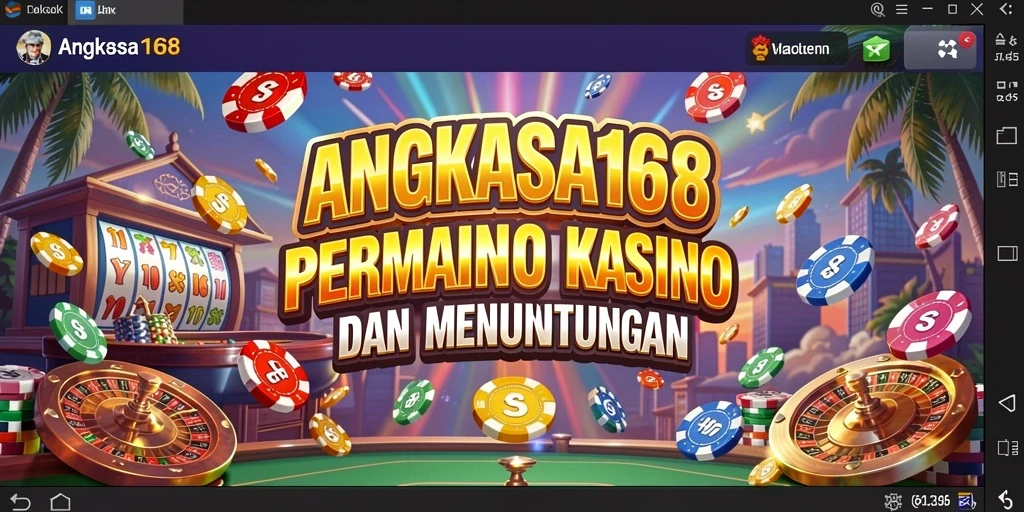 Tampilan gameplay seru di ANGKASA168 yang menampilkan berbagai permainan Kasino.