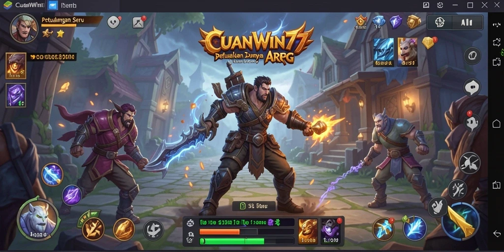 Tampilan menarik dari gameplay ARPG dalam CUANWIN77.