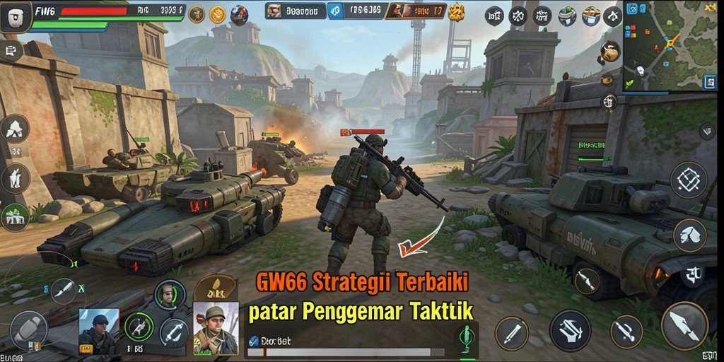 Tangkapan layar gameplay <strong>FW66</strong> dengan visual strategi yang menarik.
