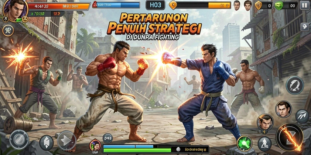 Tampilan dinamis saat pertarungan di H03 yang mendebarkan.