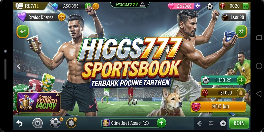 Tampilan menarik di HIGGS777 saat bermain taruhan olahraga.