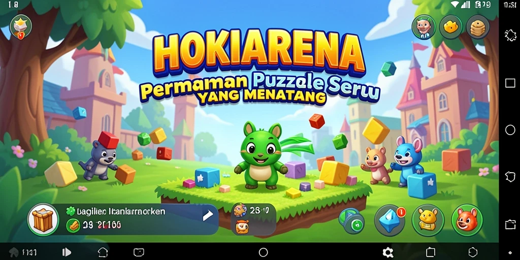 Tampilan gameplay HOKIARENA yang mengasyikkan dan penuh tantangan.