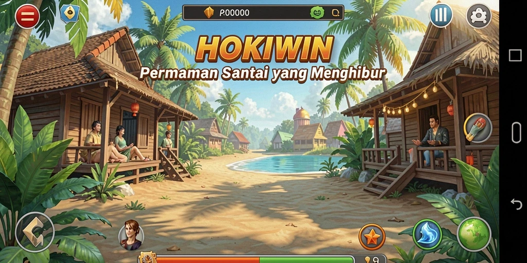 Tampilan menarik dari gameplay HOKIWIN yang seru.