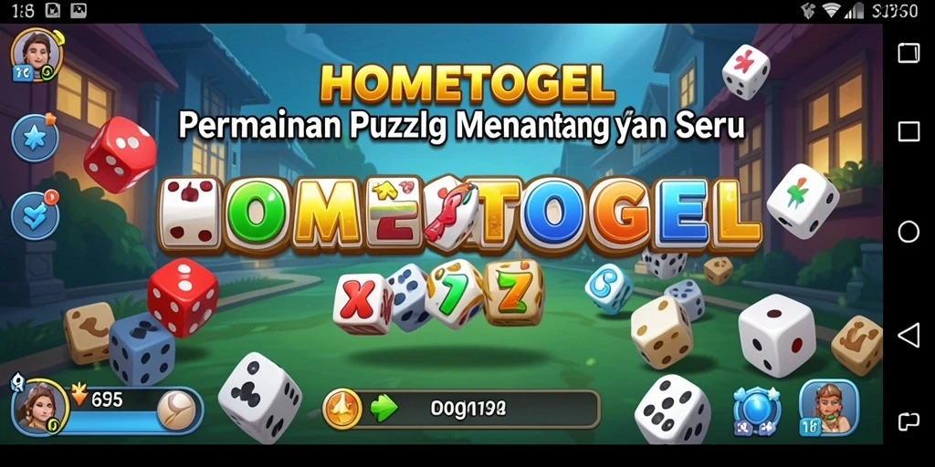 Tampilan gameplay <strong>HOMETOGEL</strong> yang menantang dan penuh warna.