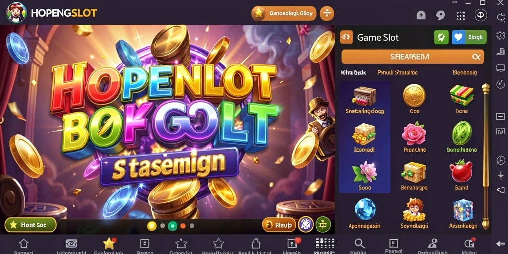 Tampilan grafis menarik dari gameplay HOPENGSLOT yang menyenangkan.