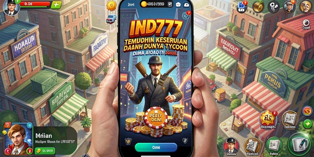Tampilan gameplay <strong>IND777</strong> yang menarik dan strategis di dunia Tycoon.