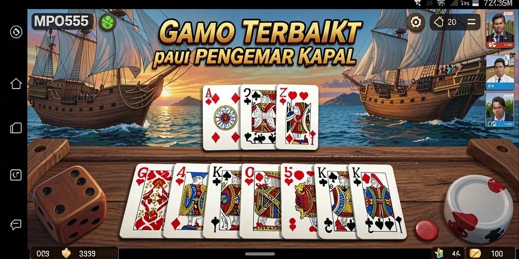 Gameplay seru dan interaktif dari MPO555 dalam permainan domino.