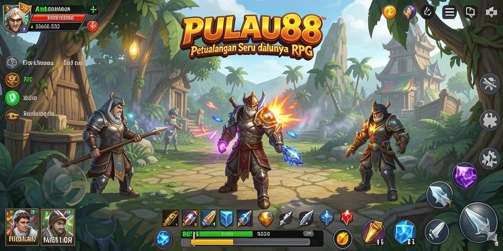 Tampilan gameplay seru di PULAU88 dengan karakter dan lingkungan yang menarik.