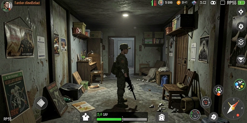 Gameplay mencekam dengan suasana menyeramkan dan ketegangan tinggi.