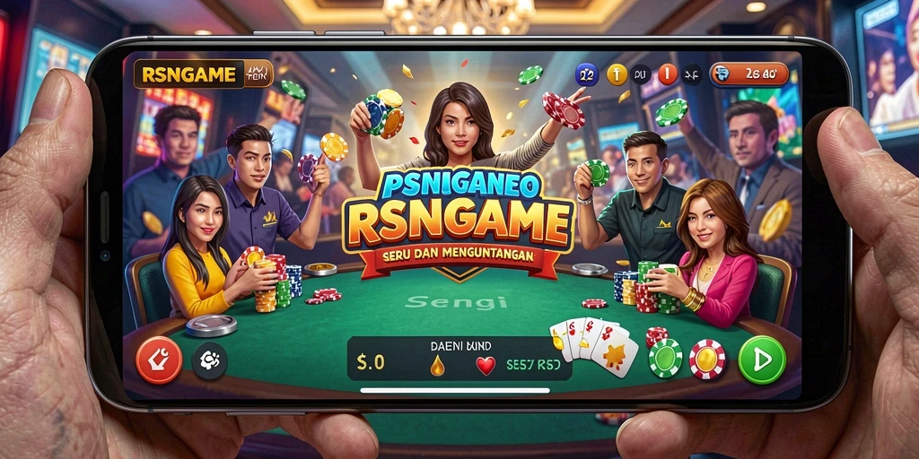 Tampilan permainan Kasino yang seru dan mendebarkan di RSNGAME.