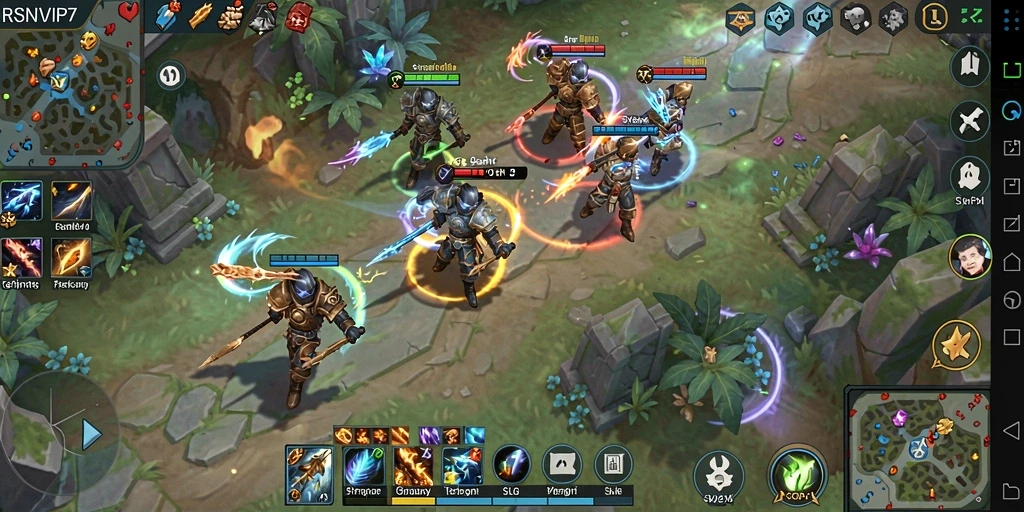 Tampilan gameplay yang menegangkan dan strategi mendalam di RSNVIP7.