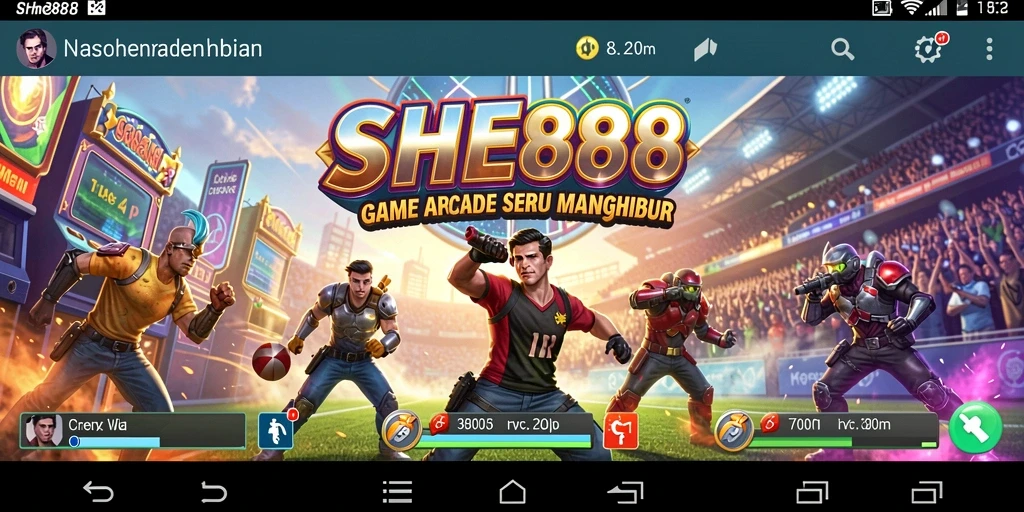 Tampilan gameplay seru dari SHE888 dengan grafis menarik.