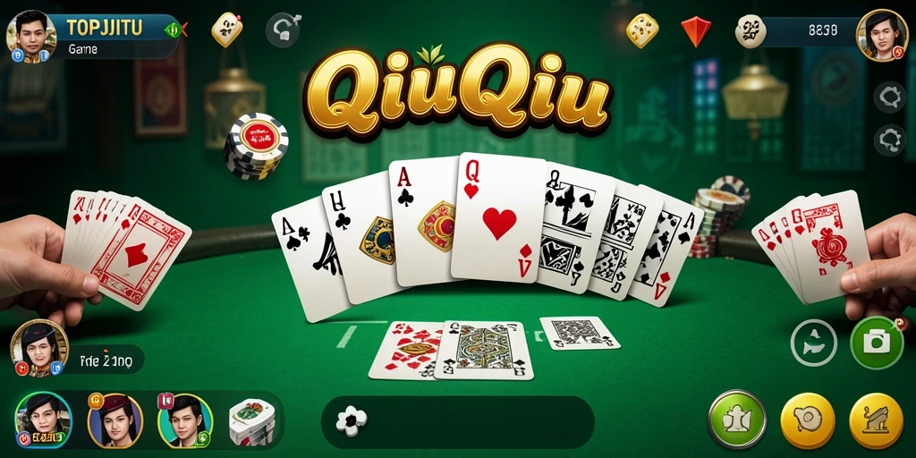 Tampilan gameplay menarik dari TOPJITU saat bermain QiuQiu.