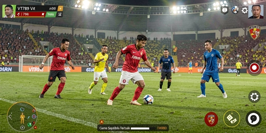 Gameplay seru VT789 dengan grafis menakjubkan dalam olahraga sepak bola.