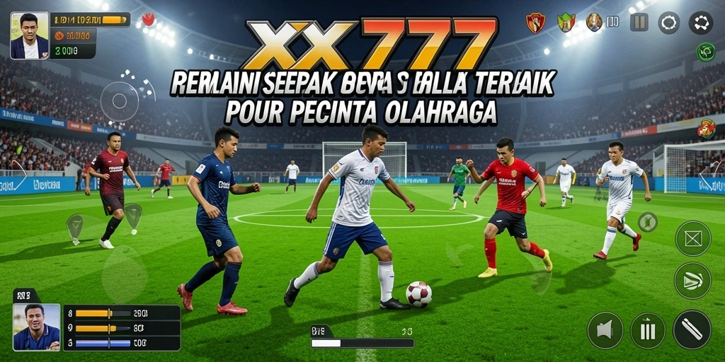 Gameplay seru di XXX777 dengan aksi sepak bola yang mendebarkan.